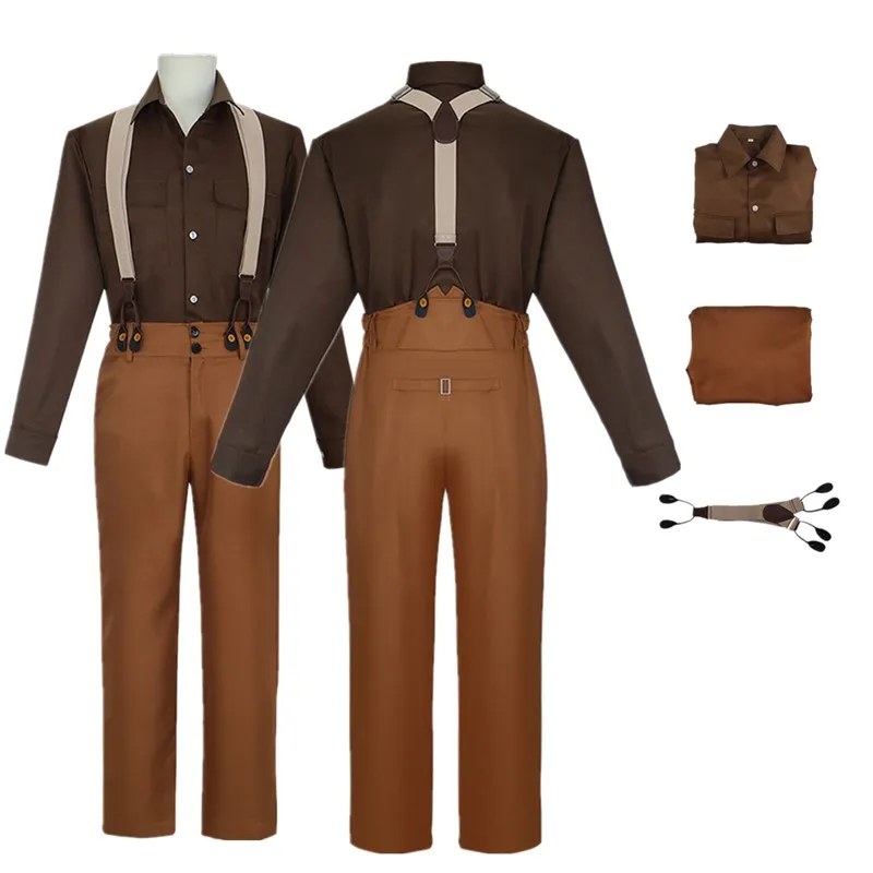Jack Dawson Cosplay Costume Adult Men Fantasia Shirt Pants Back Straps Outfits Halloween Carnival Party Suit
Jack Dawson Cosplay Costume Adult Men Fantasia Shirt Pants Back Straps Outfits Halloween Carnival Party Suit