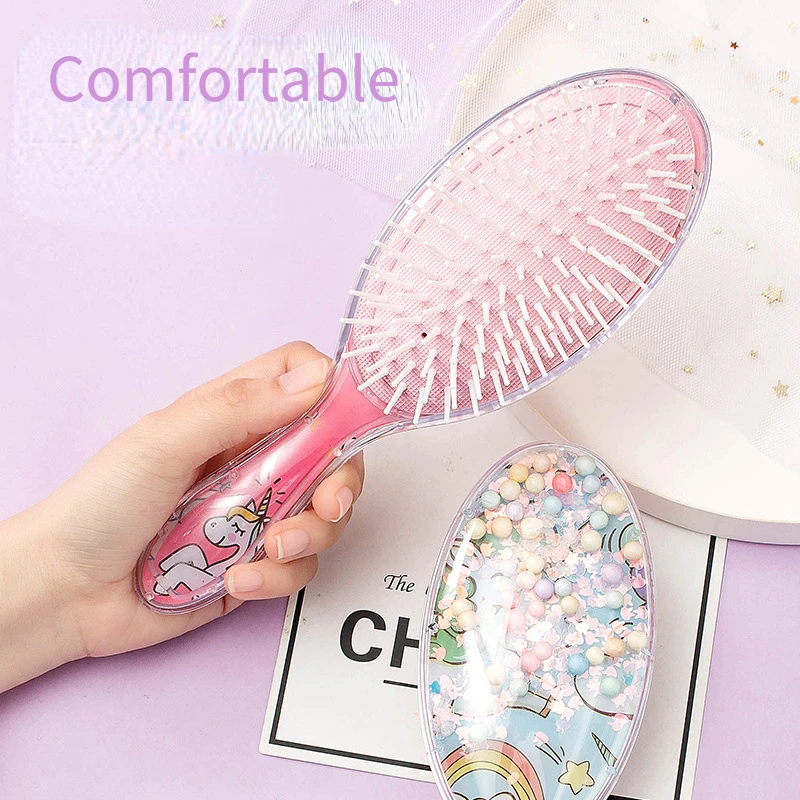 Kids Cartoon Glitter Hair Combs Panda Unicorn Anti-knot Massaging Air Cushion Combs for Girls Women Hair Tools Birthday Gifts
Kids Cartoon Glitter Hair Combs Panda Unicorn Anti-knot Massaging Air Cushion Combs for Girls Women Hair Tools Birthday Gifts