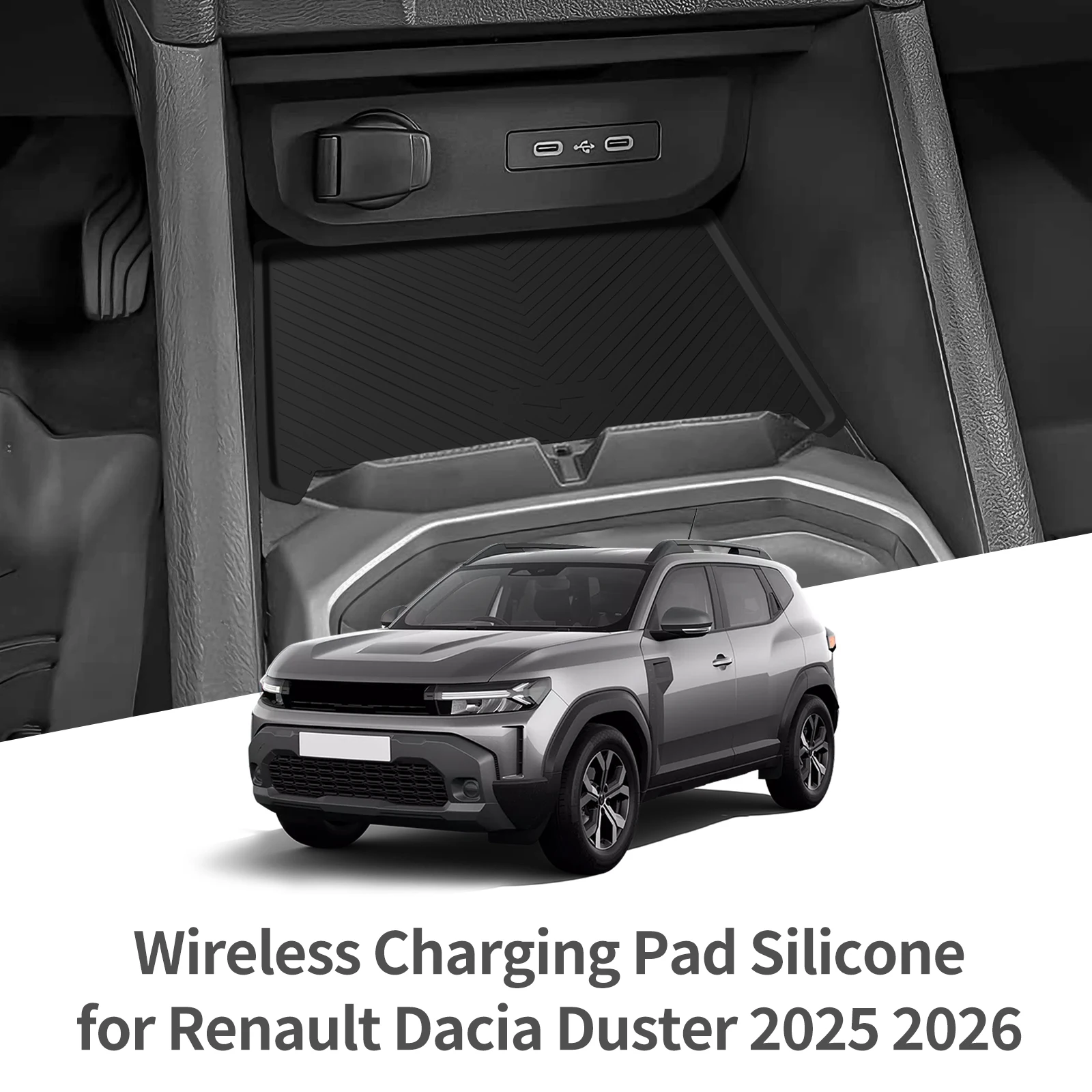 Anti-Slip Mats for Renault Dacia Duster 2025 2026 Car Anti Dirt Pad Mobile Wireless Charging Interior Accessiories
Anti-Slip Mats for Renault Dacia Duster 2025 2026 Car Anti Dirt Pad Mobile Wireless Charging Interior Accessiories