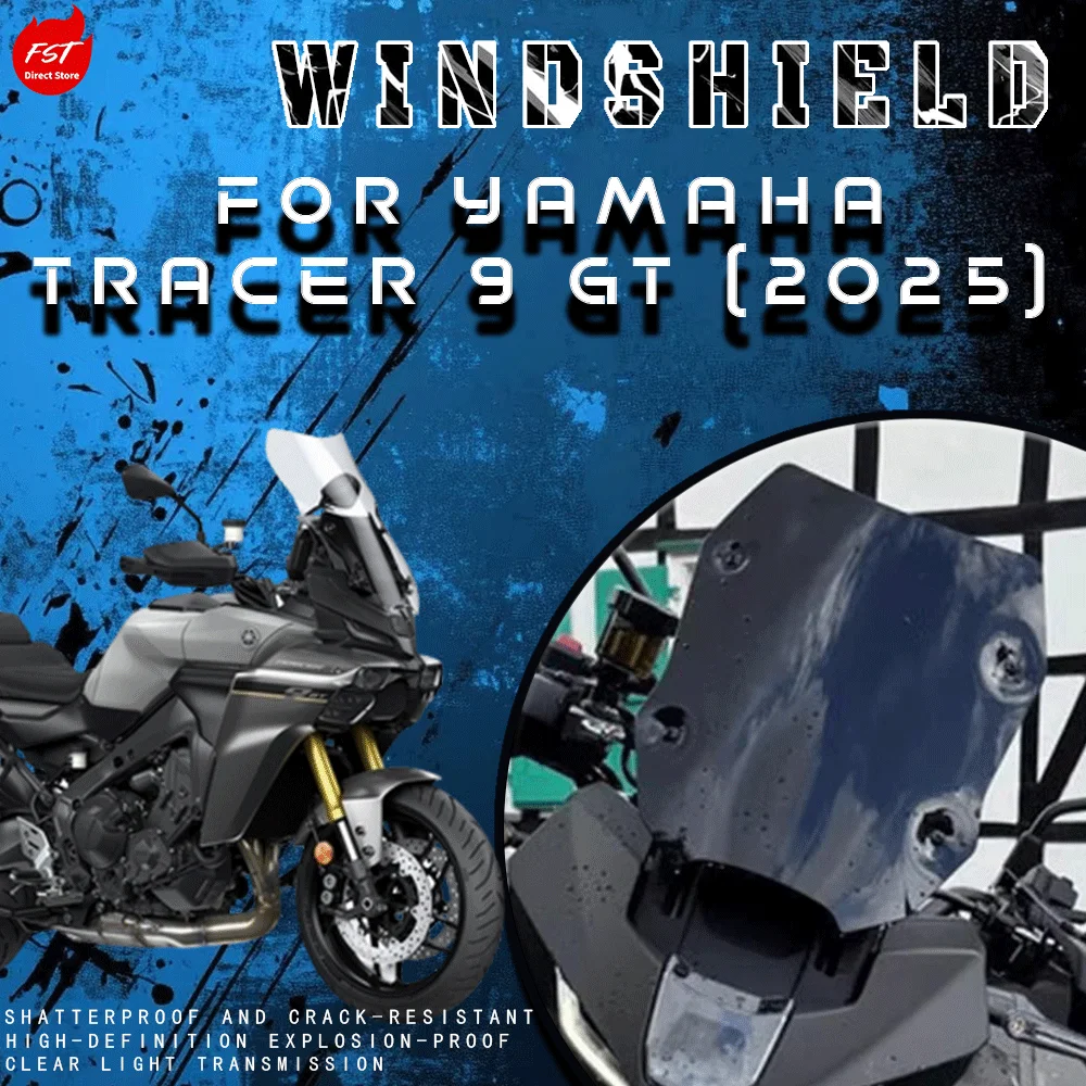 Racing Windshield for Yamaha TRACER 9 GT / GT+ 2025 Motorcycle Front Windscreen Modified Parts
Racing Windshield for Yamaha TRACER 9 GT / GT+ 2025 Motorcycle Front Windscreen Modified Parts