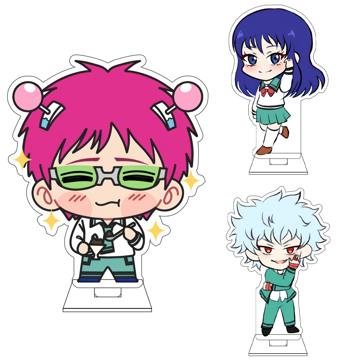 10CM Anime The Disastrous Life of Saiki K. Cosplay Cute Acrylic Figure Stand Plate Saiki Kusuo Teruhashi Kokomi Ornaments Gifts
10CM Anime The Disastrous Life of Saiki K. Cosplay Cute Acrylic Figure Stand Plate Saiki Kusuo Teruhashi Kokomi Ornaments Gifts