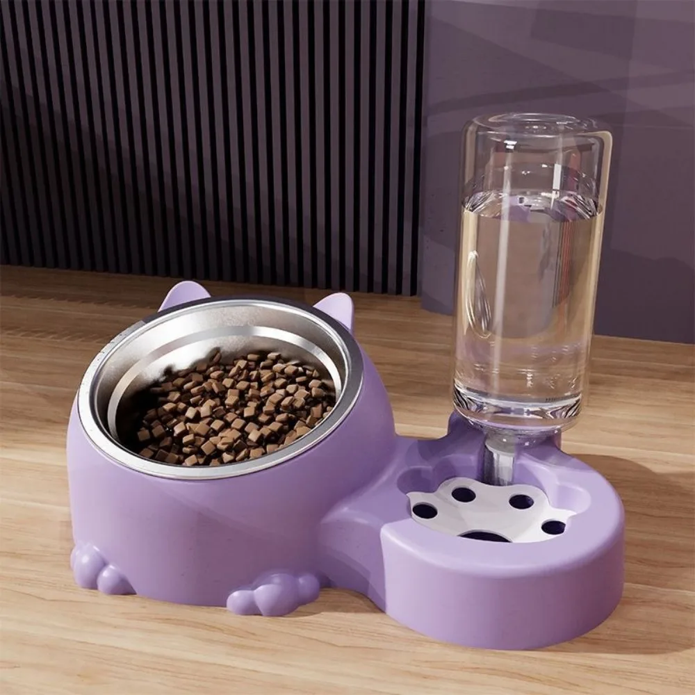 Plastic 2 in 1 Cat Food Dispenser Large Capacity Neck Protection Pet Food Bowl Detachable Leak-proof Pet Water Dispenser
Plastic 2 in 1 Cat Food Dispenser Large Capacity Neck Protection Pet Food Bowl Detachable Leak-proof Pet Water Dispenser