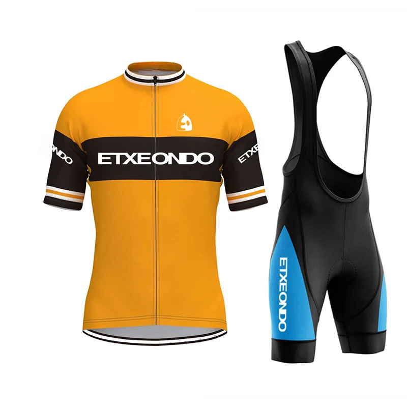 Летний велосипедный костюм Etxeondo 2026: мужская веломайка и шорты для шоссейного и горного велоспорта, комплект с коротким рукавом
Летний велосипедный костюм Etxeondo 2026: мужская веломайка и шорты для шоссейного и горного велоспорта, комплект с коротким рукавом