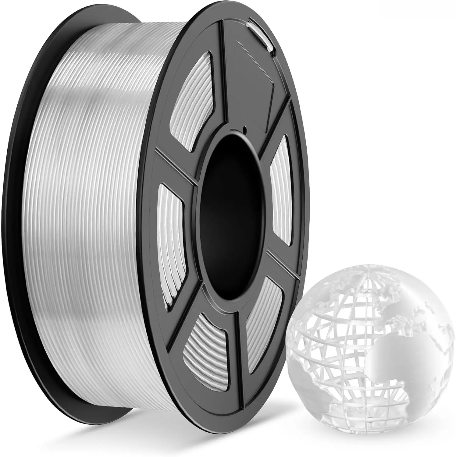 TPU Filament 1.75mm transparent,3D TPU Flexible Filament 95A, Soft TPU 3D Printing Filament,250g,spool
TPU Filament 1.75mm transparent,3D TPU Flexible Filament 95A, Soft TPU 3D Printing Filament,250g,spool