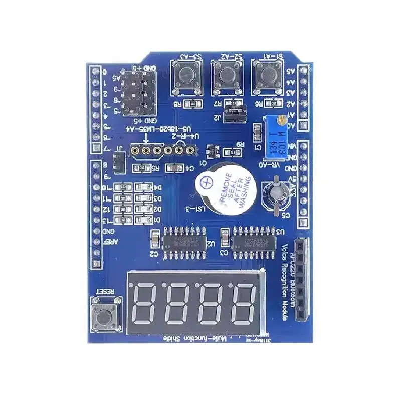 Multifunctional Expansion Board Kit Based Learning UNO R3 LENARDO Mega 2560 Shield Multi-functional for Arduino
Multifunctional Expansion Board Kit Based Learning UNO R3 LENARDO Mega 2560 Shield Multi-functional for Arduino
