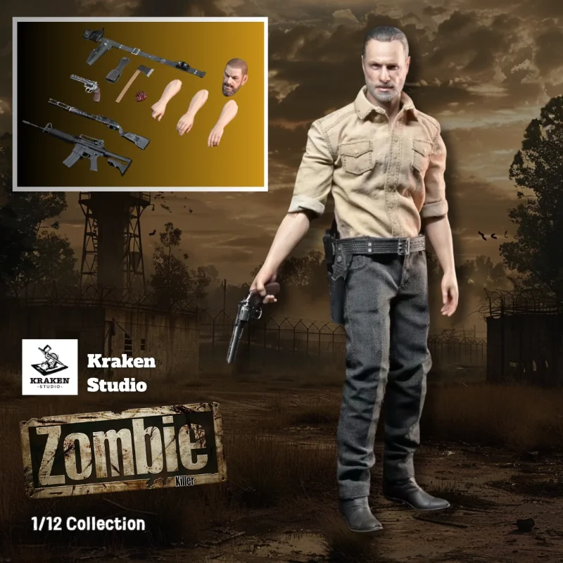 В наличии Kraken Studio ужасающий зомби полицейский убийца Рик 1/12 аниме фигурка игрушка подарочная модель коллекция
В наличии Kraken Studio ужасающий зомби полицейский убийца Рик 1/12 аниме фигурка игрушка подарочная модель коллекция