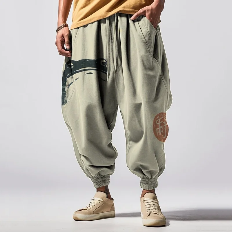 Japanese Samurai Cat Fashion Beach Harem Pants Men Hip Hop Nine Points Trousers Boys Jogger Sweatpants
Japanese Samurai Cat Fashion Beach Harem Pants Men Hip Hop Nine Points Trousers Boys Jogger Sweatpants