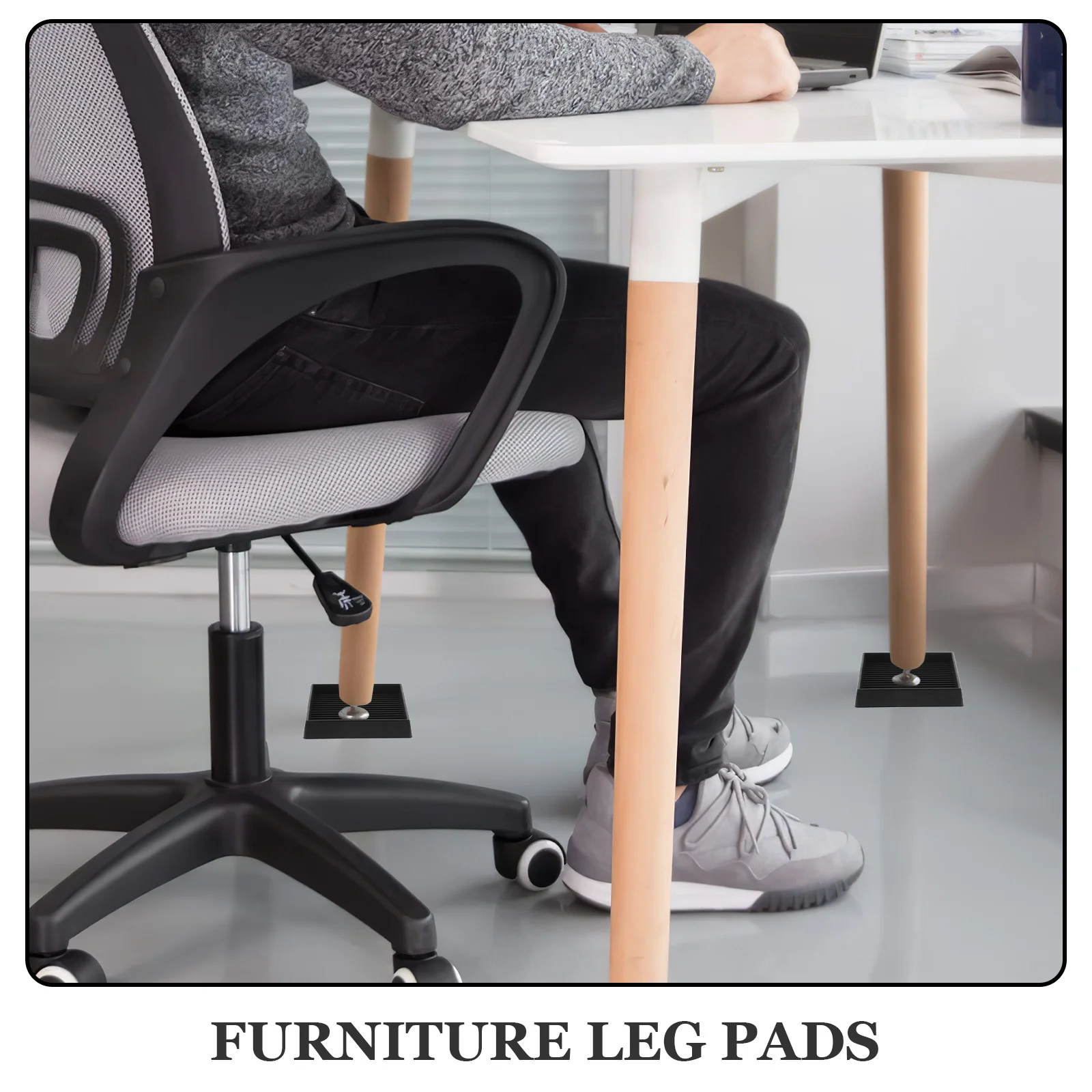 Rubber Feet Pads Square Table Leg Protectors Non-Slip For Chairs Sofas Beds Indoor Home Furniture Legs
Rubber Feet Pads Square Table Leg Protectors Non-Slip For Chairs Sofas Beds Indoor Home Furniture Legs