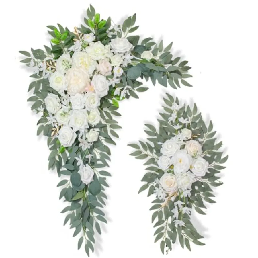 Artificial Flowers Wedding Arch Decor Arch Flowers Set of 2 for Wedding Welcome Sign and Backdrop Decoration
Artificial Flowers Wedding Arch Decor Arch Flowers Set of 2 for Wedding Welcome Sign and Backdrop Decoration