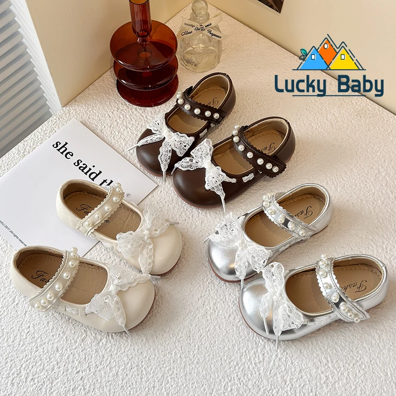 New Girl Princess Shoes Sweet Lace Bowknot Kids Fashion Leather Shoes Wedding Party Versatile Children Causal Dresses Flat Shoes
New Girl Princess Shoes Sweet Lace Bowknot Kids Fashion Leather Shoes Wedding Party Versatile Children Causal Dresses Flat Shoes