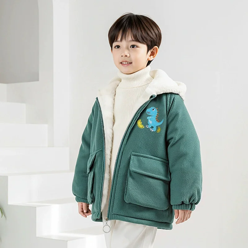 2026 Children's Thickened Coat Boys Girls Padded Jacket Winter Warm Cartoon Outerwear Hooded Parkas Kids Casual Cotton Clothes
2026 Children's Thickened Coat Boys Girls Padded Jacket Winter Warm Cartoon Outerwear Hooded Parkas Kids Casual Cotton Clothes