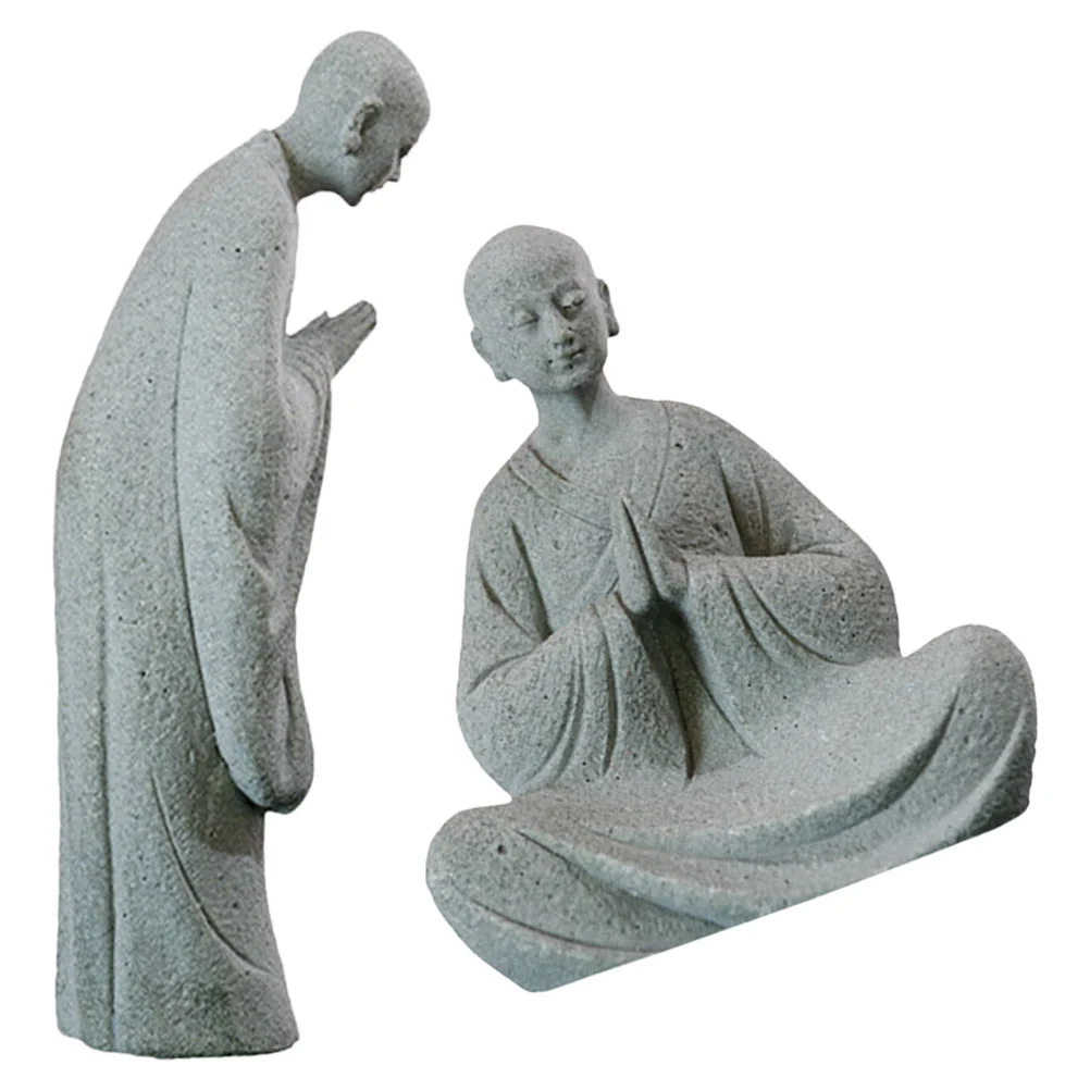 2 Pcs Micro Landscape Buddha Statue Decorative Figurines Mini Monk Aquarium Patio Ornament for Little
2 Pcs Micro Landscape Buddha Statue Decorative Figurines Mini Monk Aquarium Patio Ornament for Little