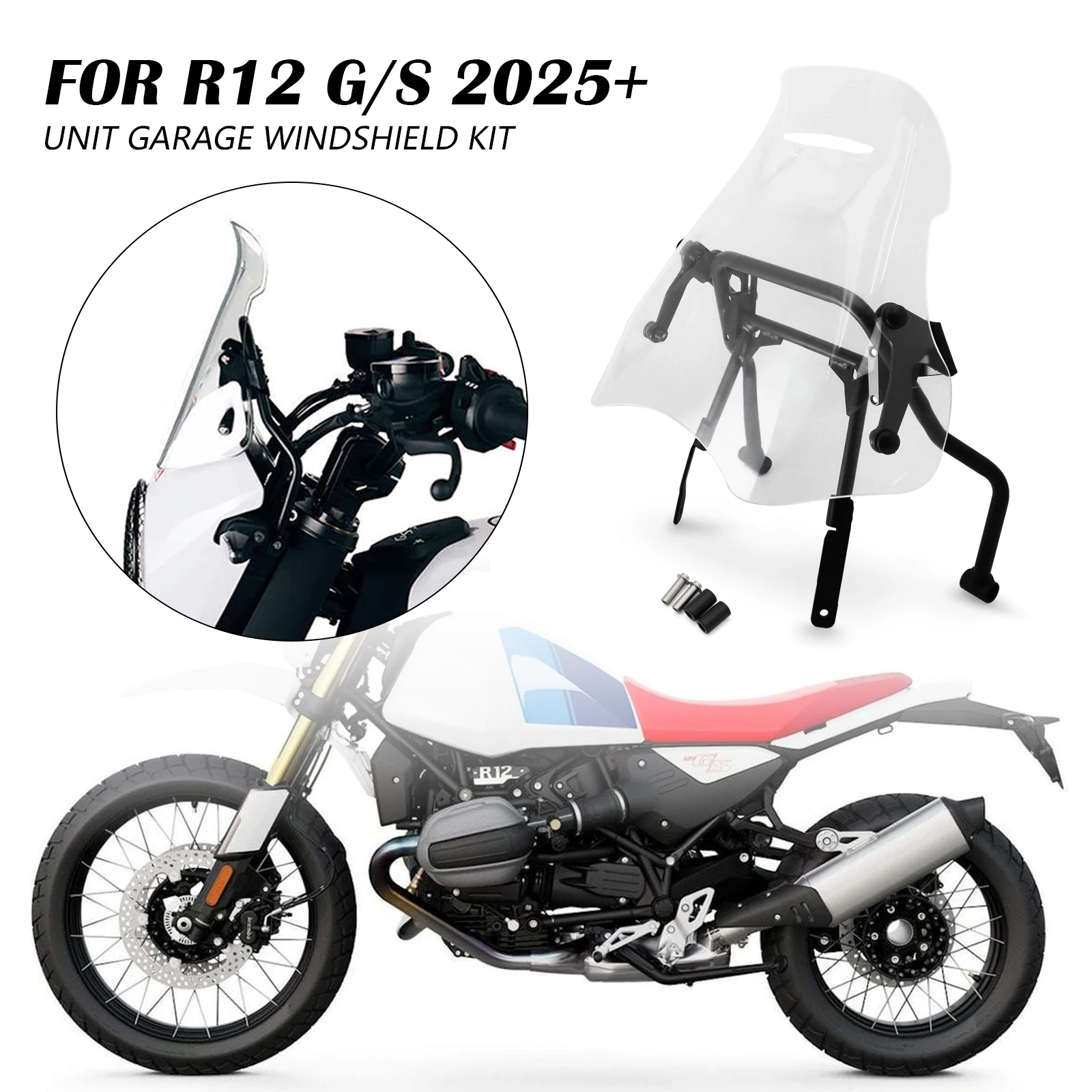 For BMW R12 G/S GS 2025 2026 r12gs r12 gs Motorcycle Accessories Windshield Windscreen Navigation Support GPS Phone Mount Kit
For BMW R12 G/S GS 2025 2026 r12gs r12 gs Motorcycle Accessories Windshield Windscreen Navigation Support GPS Phone Mount Kit