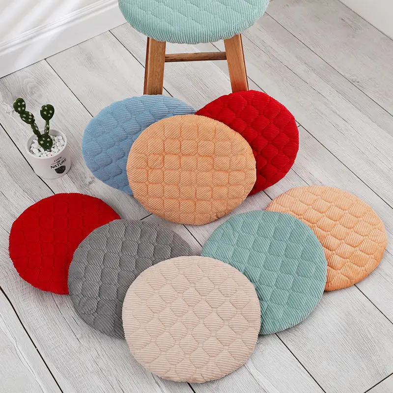 Cotton corduroy round stool shroud and thickening circular seating in winter to keep warm mat gm of the four seasons
Cotton corduroy round stool shroud and thickening circular seating in winter to keep warm mat gm of the four seasons