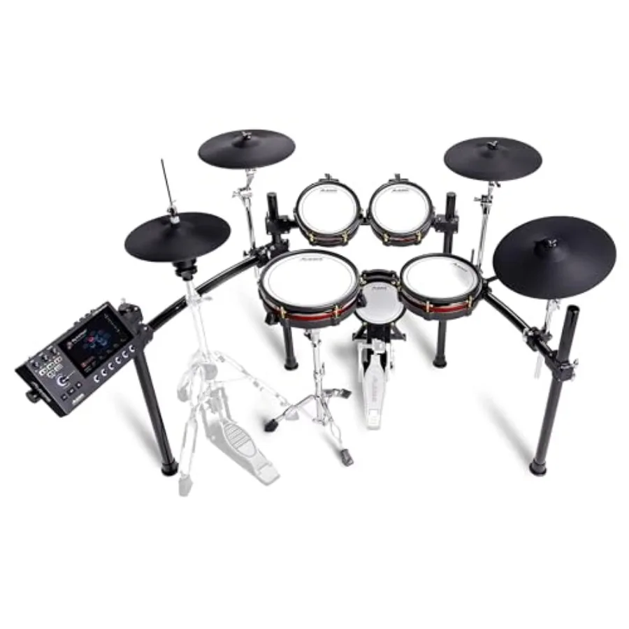 Strata Core Electric Drum Set with Touchscreen Triple-Zone Cymbals Active Magnetic Hi-Hat Dual-Zone Mesh Heads 8 Kick 144K Mult
Strata Core Electric Drum Set with Touchscreen Triple-Zone Cymbals Active Magnetic Hi-Hat Dual-Zone Mesh Heads 8 Kick 144K Mult