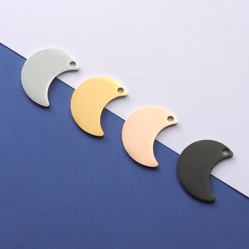 5Pcs/Lot Stainless Steel Ox Horn Charms Crescent Moon Pendant For DIY Necklace Jewelry Making Accessories
5Pcs/Lot Stainless Steel Ox Horn Charms Crescent Moon Pendant For DIY Necklace Jewelry Making Accessories
