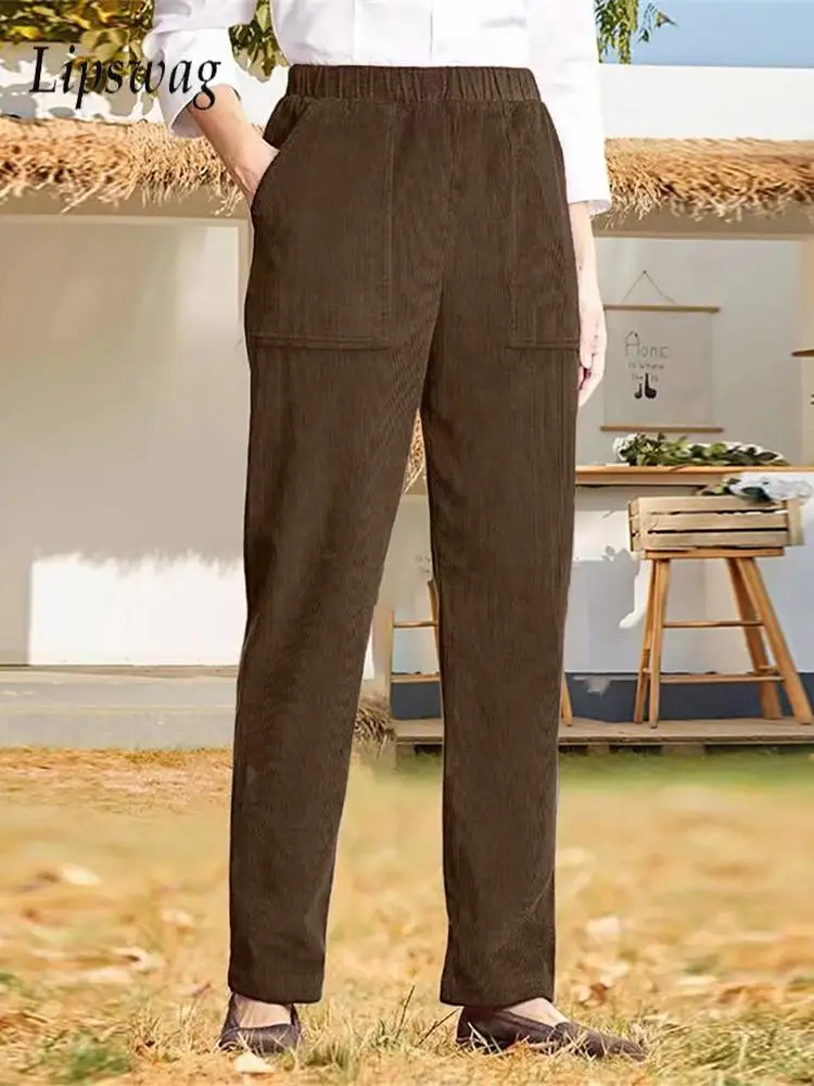 Outdoor Casual Solid Color Corduroy Pants Men 2025 Summer New Fashion Striped Ribbed Trousers Mens Vintage Loose Straight Pants
Outdoor Casual Solid Color Corduroy Pants Men 2025 Summer New Fashion Striped Ribbed Trousers Mens Vintage Loose Straight Pants