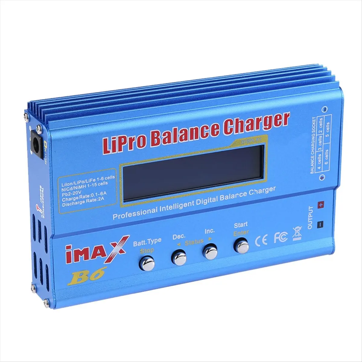 Зарядное устройство A73T для IMAX B6 80W Lipo с разъемом T-Plug, цифровое балансировочное зарядное устройство для LiPo, NiMH, Li-Ion, Ni-Cd аккумуляторов, вилка стандарта США
Зарядное устройство A73T для IMAX B6 80W Lipo с разъемом T-Plug, цифровое балансировочное зарядное устройство для LiPo, NiMH, Li-Ion, Ni-Cd аккумуляторов, вилка стандарта США