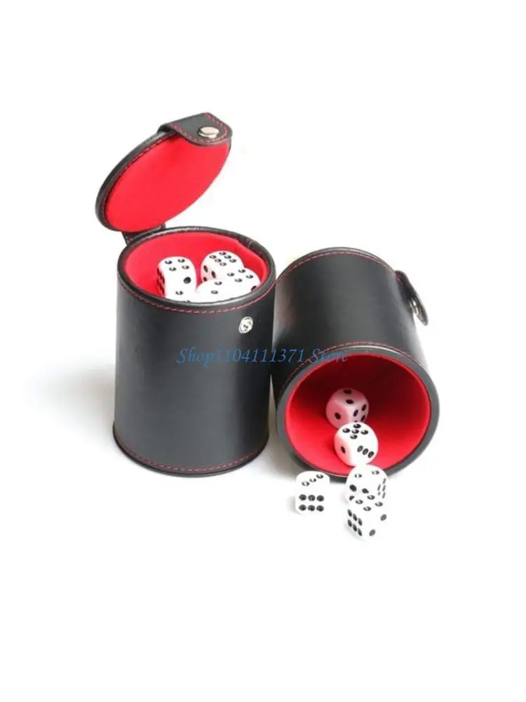 P9FC Bar Leather Dices Cup Entertainment Dices Shake Container For Most Dices Game
P9FC Bar Leather Dices Cup Entertainment Dices Shake Container For Most Dices Game