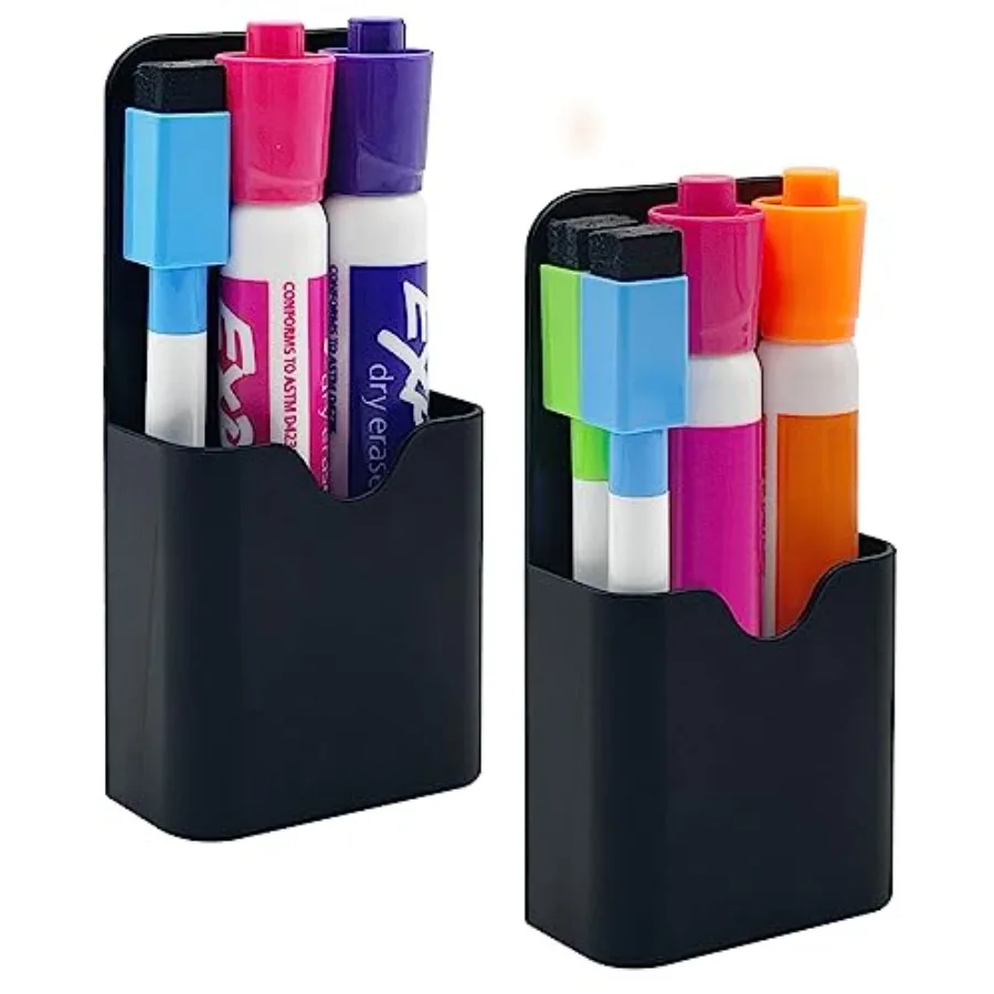 2 PCS Magnetic Pen Marker Holder, Magnetic Dry Erase Marker Holder, Magnet Pen Pencil Storage for Fridge, Whiteboard, School, O
2 PCS Magnetic Pen Marker Holder, Magnetic Dry Erase Marker Holder, Magnet Pen Pencil Storage for Fridge, Whiteboard, School, O