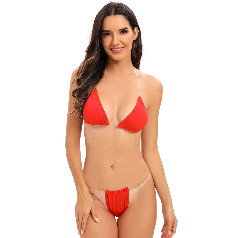 Ultralight Bikini with Transparent Strap for Ladies, women Swimsuit with Bra Pad,sexy bikini set 2024 summer
Ultralight Bikini with Transparent Strap for Ladies, women Swimsuit with Bra Pad,sexy bikini set 2024 summer