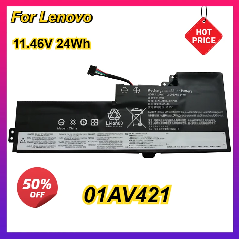 Laptop Battery for Lenovo ThinkPad T470 T480 A475 A485 TP25 01AV419 01AV421 01AV489 01AV420 SB10K97576 SB10K97578
Laptop Battery for Lenovo ThinkPad T470 T480 A475 A485 TP25 01AV419 01AV421 01AV489 01AV420 SB10K97576 SB10K97578