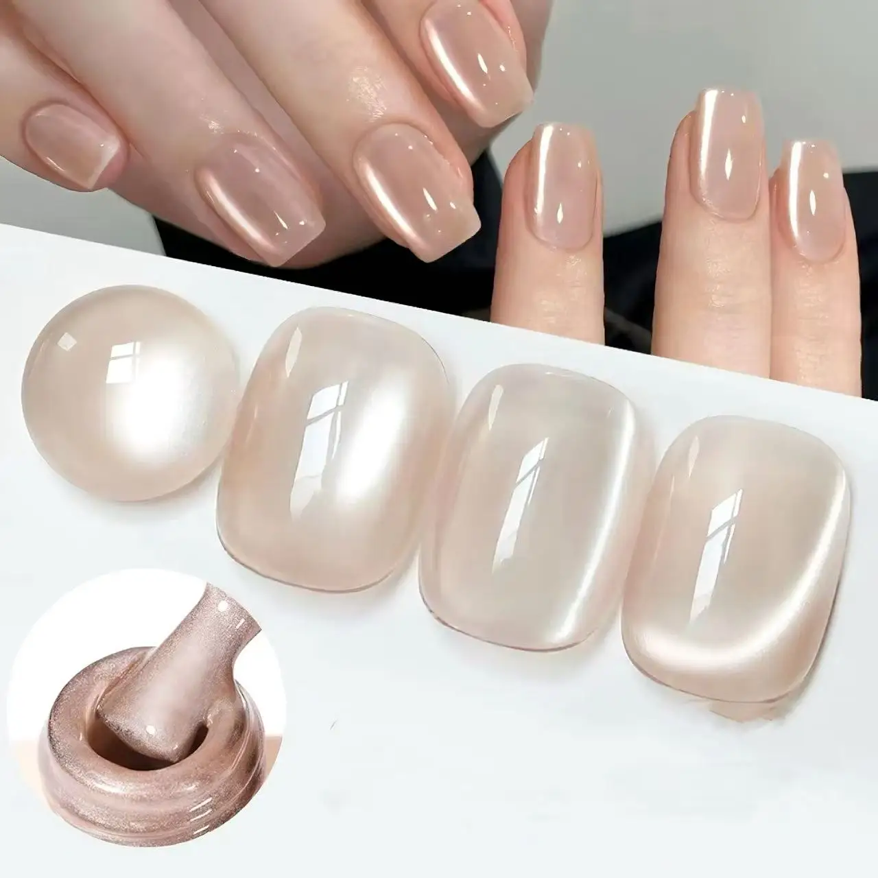 SMQ 15ml Water Light Cat Magnetic Gel Nail Polish Champagne Semi Permanent Soak Off UV Gel Crystal Varnis Nail Art Manicure
SMQ 15ml Water Light Cat Magnetic Gel Nail Polish Champagne Semi Permanent Soak Off UV Gel Crystal Varnis Nail Art Manicure
