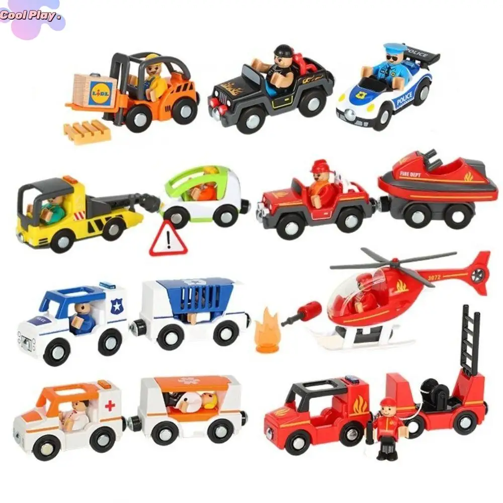 Ambulance Magnetic Train Car Locomotive Vehicle Toys Wood Train Track Toy Forklift Trailer Model Car Track Railway Toys
Ambulance Magnetic Train Car Locomotive Vehicle Toys Wood Train Track Toy Forklift Trailer Model Car Track Railway Toys