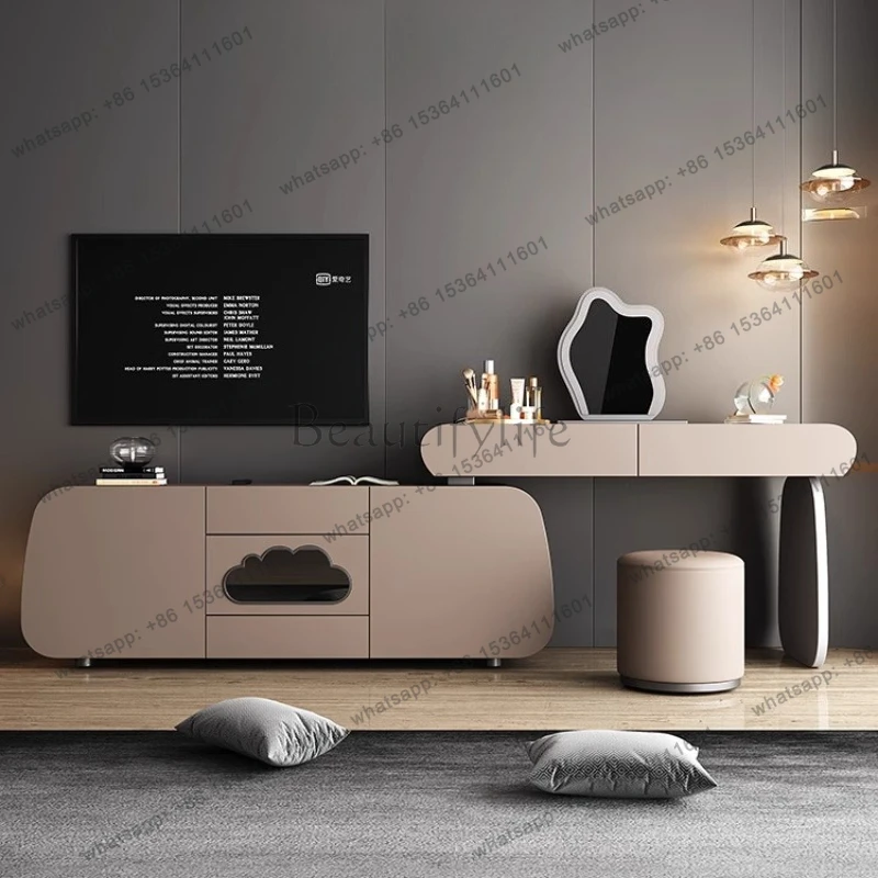 Luxury top makeup table cabinet vanity Toiletries illuminated makeup dressing table desk dressers TV stand Bedroom furniture
Luxury top makeup table cabinet vanity Toiletries illuminated makeup dressing table desk dressers TV stand Bedroom furniture