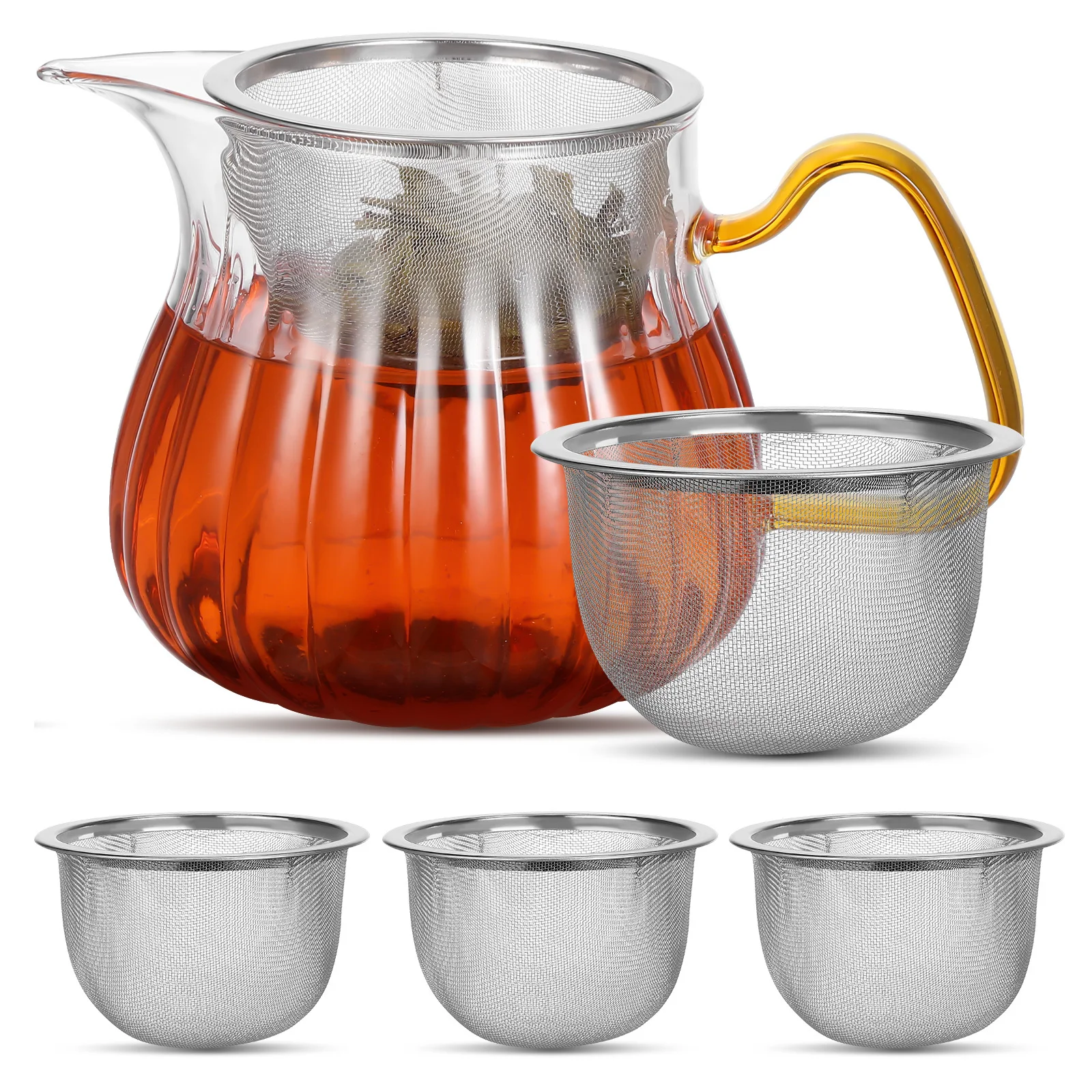 4Pcs Tea Strainer Stainless Steel Filters Home Supplies Fine Mesh Evenly Distributed Holes Tea Strainer Coffee Mesh Filter
4Pcs Tea Strainer Stainless Steel Filters Home Supplies Fine Mesh Evenly Distributed Holes Tea Strainer Coffee Mesh Filter