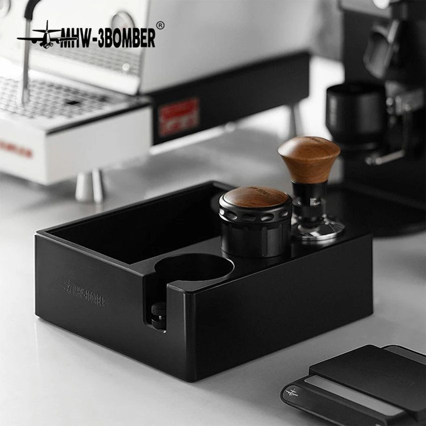 51/53/58mm ABS Coffee Filter Tamper Holder Coffee Knock Box Espresso Tamper Mat Stand Cafe Tools Coffee Accessories for Barista
51/53/58mm ABS Coffee Filter Tamper Holder Coffee Knock Box Espresso Tamper Mat Stand Cafe Tools Coffee Accessories for Barista
