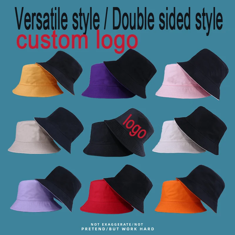 Customized logo of new spring and summer double-sided Bucket hat Outdoor sunscreen hats for men and women Trendy basin cap
Customized logo of new spring and summer double-sided Bucket hat Outdoor sunscreen hats for men and women Trendy basin cap