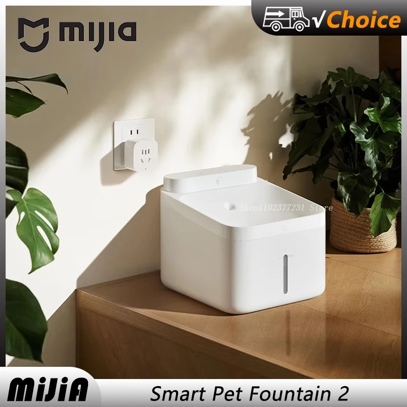 Mijia Smart Pet Drinking Fountain 2 3L Capacity Wireless Water Pump Automatic Sensing Cats and Dogs Long Battery Life
Mijia Smart Pet Drinking Fountain 2 3L Capacity Wireless Water Pump Automatic Sensing Cats and Dogs Long Battery Life
