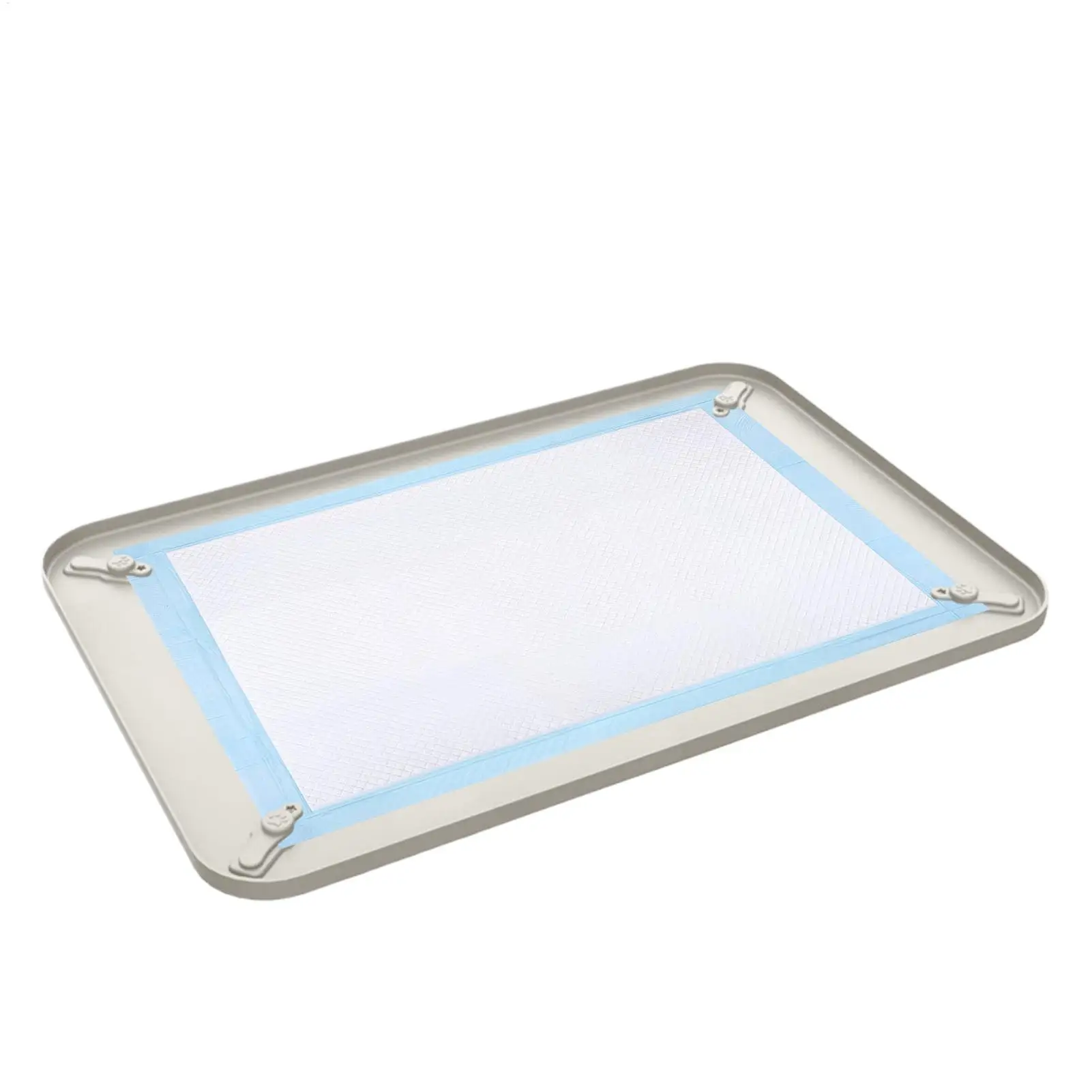 Dog Potty Tray Silicone Easy To Clean Spillproof Non-Slip Leak-Proof Indoor Puppy Pee Pad Holder For Home Dorm Apartment Bedroom
Dog Potty Tray Silicone Easy To Clean Spillproof Non-Slip Leak-Proof Indoor Puppy Pee Pad Holder For Home Dorm Apartment Bedroom