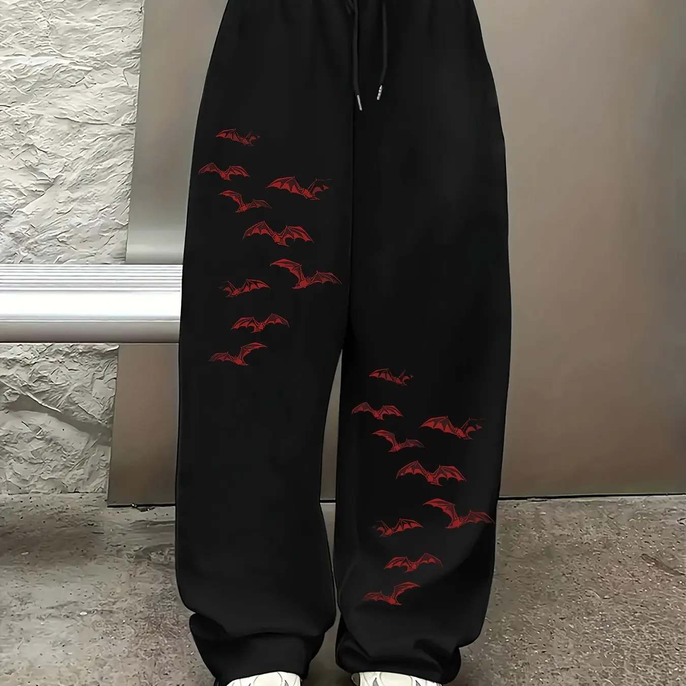 2026 New Dark Red Bat Print Subculture Street Style Oversized Loose Men's and Women's Casual Pants
2026 New Dark Red Bat Print Subculture Street Style Oversized Loose Men's and Women's Casual Pants