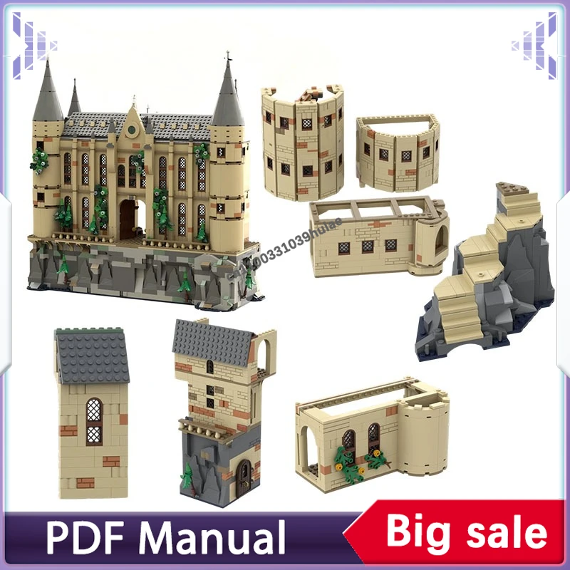 The HP Castle Great Hall Expansion Pack MOC Bricks Fantasy Castle Assembly Model Construction Toy
The HP Castle Great Hall Expansion Pack MOC Bricks Fantasy Castle Assembly Model Construction Toy
