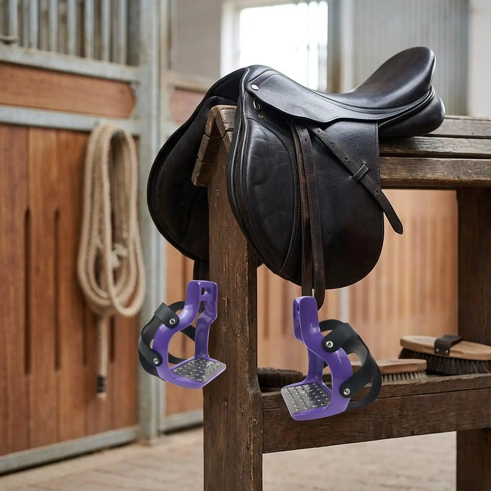 Equestrian Horse Riding Stirrups Rubber Cover Enhanced Secure Foot Support for Men Women and Kids Outdoor Use
Equestrian Horse Riding Stirrups Rubber Cover Enhanced Secure Foot Support for Men Women and Kids Outdoor Use