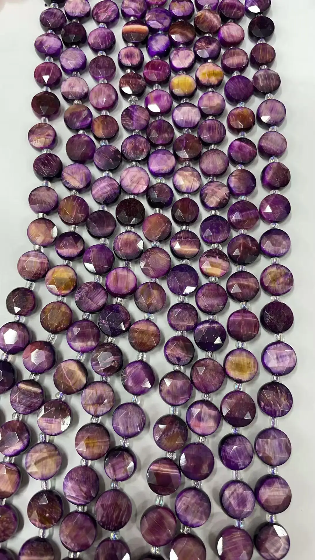 Natural Peter Tiger's eye stone Cut corners Round Cake 8mm 10mm Length Dagree 39 Probably 6mm 38 Grain
Natural Peter Tiger's eye stone Cut corners Round Cake 8mm 10mm Length Dagree 39 Probably 6mm 38 Grain