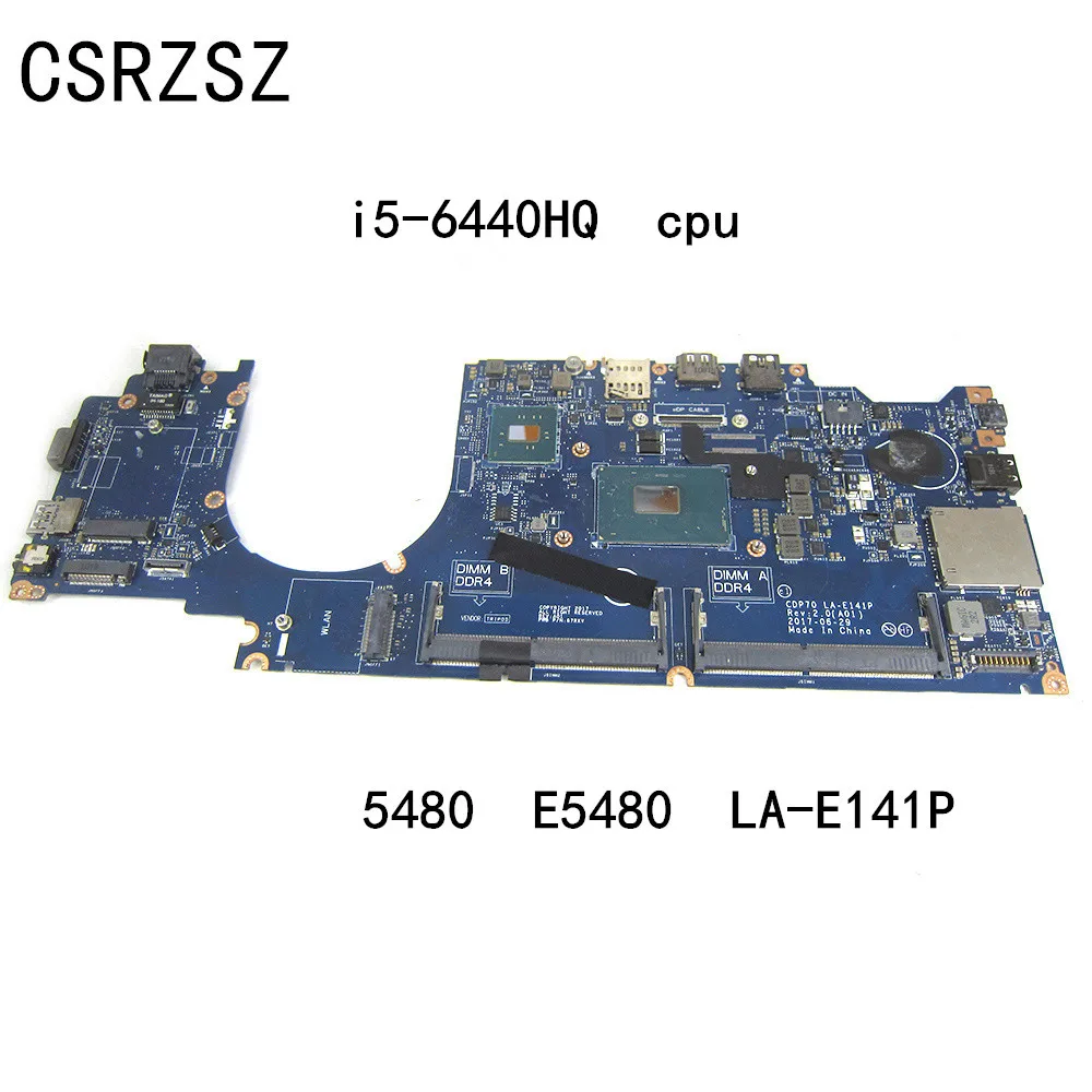 For Dell Latitude 5480 E5480 Laptop motherboard with i5-6440HQ cpu CDP70 LA-E141P Test work
For Dell Latitude 5480 E5480 Laptop motherboard with i5-6440HQ cpu CDP70 LA-E141P Test work