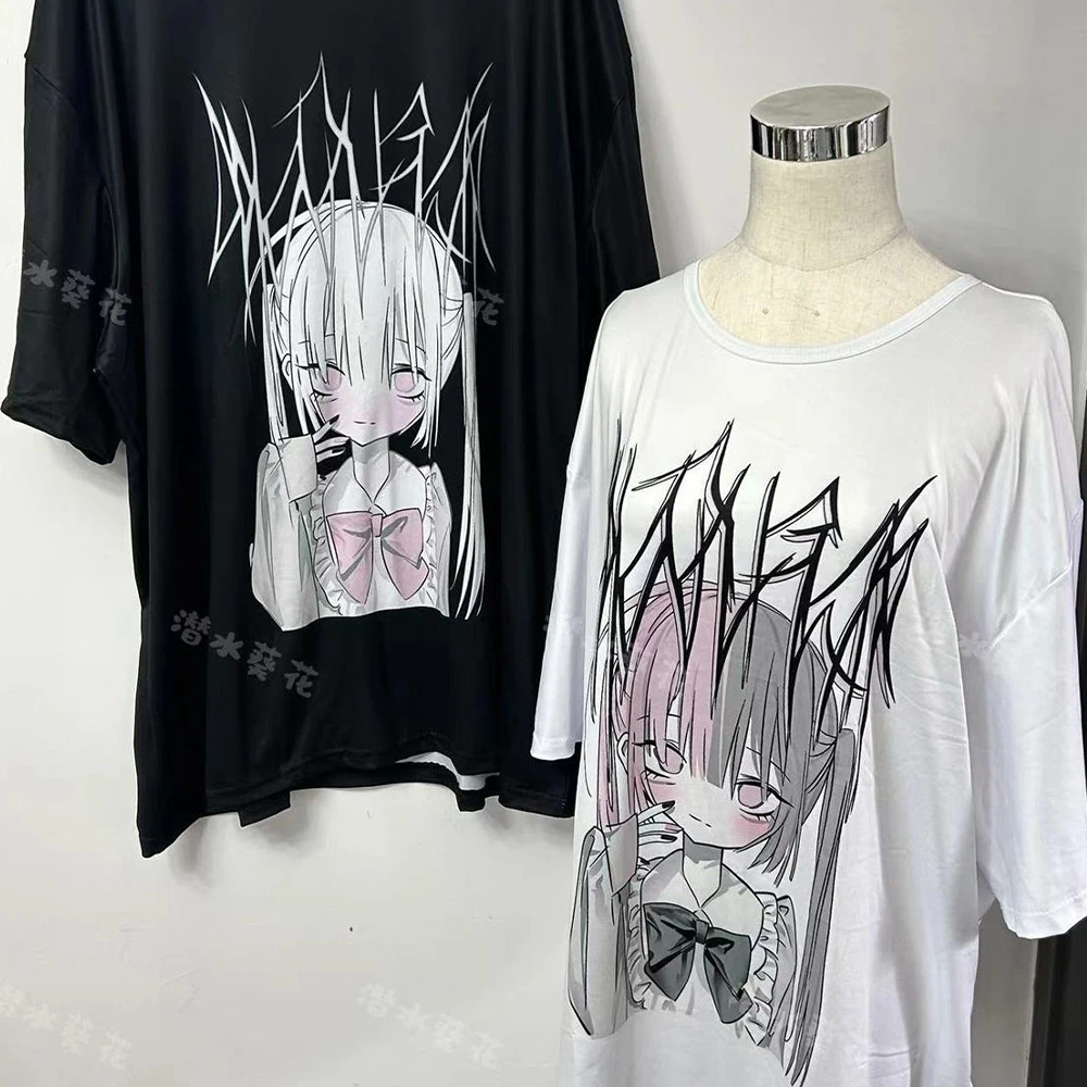 Harajuku Japan Black Cartoon Printed T-Shirt Summer Casual Short Sleeve Retro Top Fun Extra Large Y2K Aesthetic Fashion T-Shirt
Harajuku Japan Black Cartoon Printed T-Shirt Summer Casual Short Sleeve Retro Top Fun Extra Large Y2K Aesthetic Fashion T-Shirt