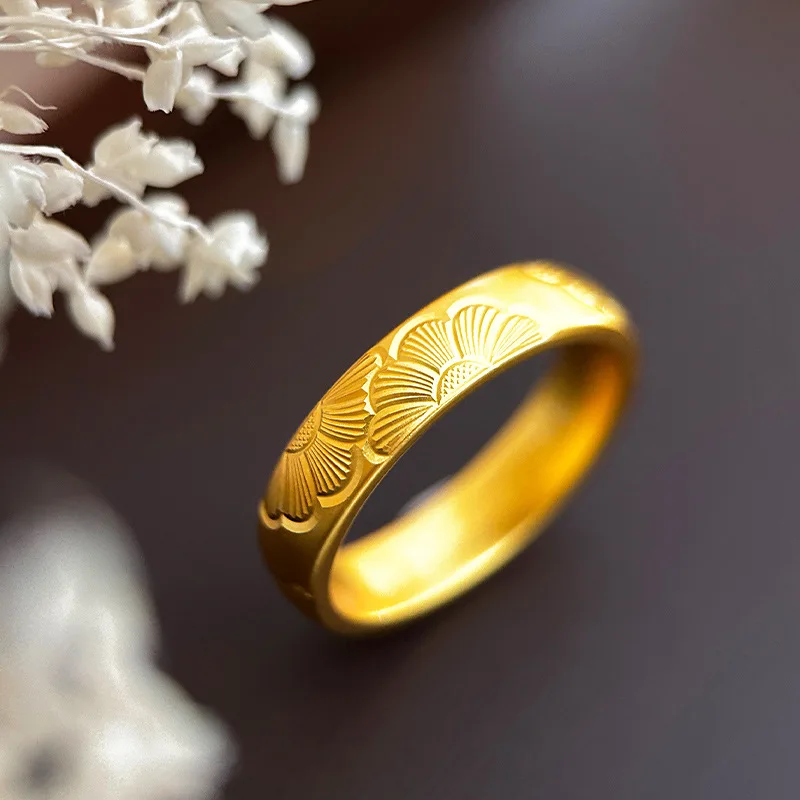 Luxury 24K 9999 Pure Gold real gold Little Daisy Ring Sunflower Women's Sunflower Ring
Luxury 24K 9999 Pure Gold real gold Little Daisy Ring Sunflower Women's Sunflower Ring