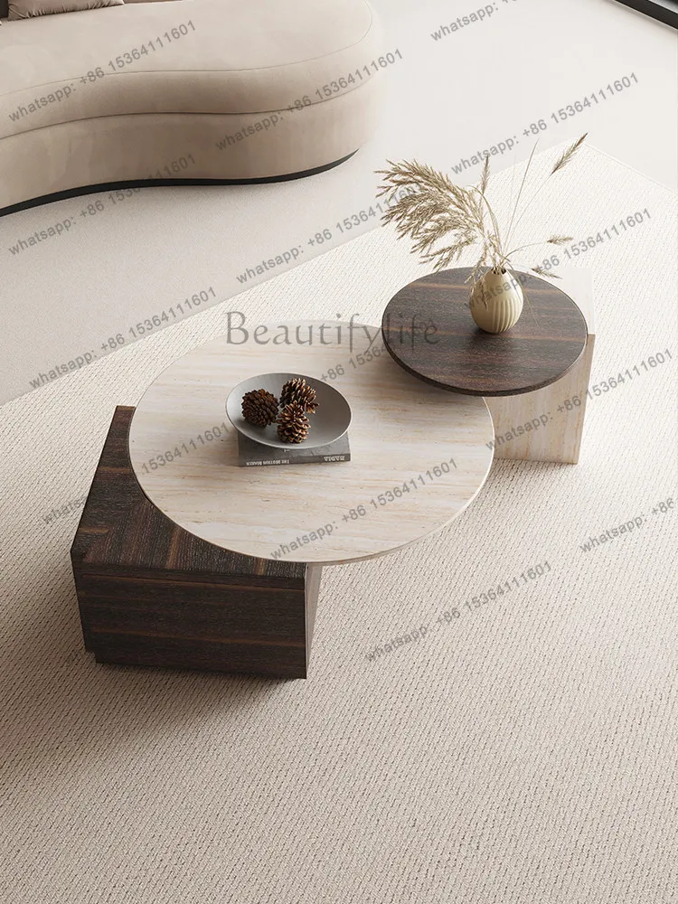 Wabi Sand Wind Size Round Coffee Table Combination Italian Simple Modern Large Apartment
Wabi Sand Wind Size Round Coffee Table Combination Italian Simple Modern Large Apartment