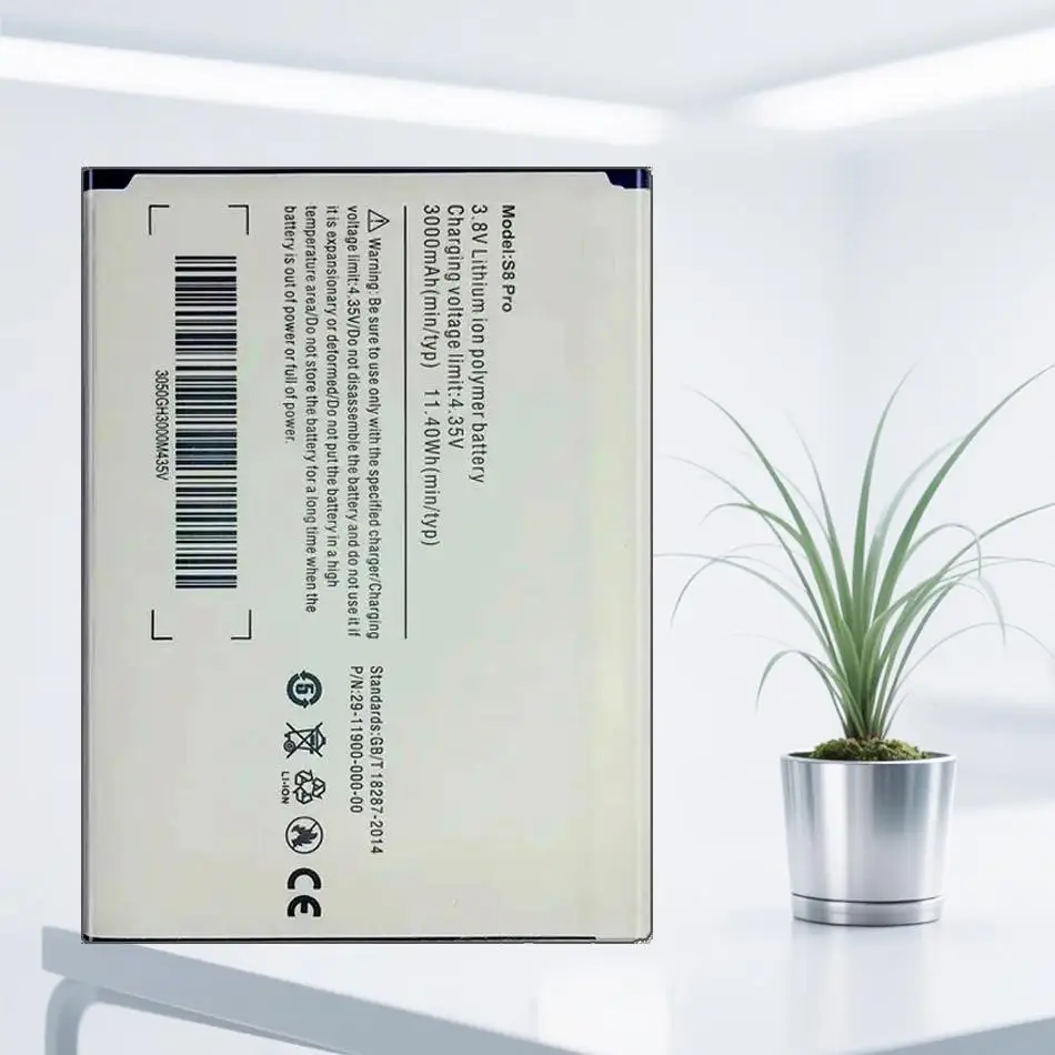 Высококачественный аккумулятор 3000 мАч для мобильного телефона Ulefone S8 Pro
Высококачественный аккумулятор 3000 мАч для мобильного телефона Ulefone S8 Pro