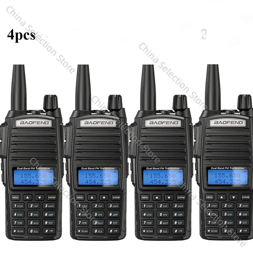 4PCS Baofeng UV-82 5W Dual Band 136-174 & 400-520MHz Walkie Talkie UV82 128 Channels CTCSS DCS Portable Ham Radio
4PCS Baofeng UV-82 5W Dual Band 136-174 & 400-520MHz Walkie Talkie UV82 128 Channels CTCSS DCS Portable Ham Radio