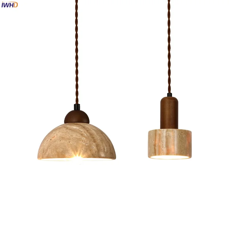 IWHD Wabi-Sabi Yellow Travertine LED Pendant Light Cafe Bar Restaurant Living Room Bedroom Japanese Hanging Lamp luminaire
IWHD Wabi-Sabi Yellow Travertine LED Pendant Light Cafe Bar Restaurant Living Room Bedroom Japanese Hanging Lamp luminaire