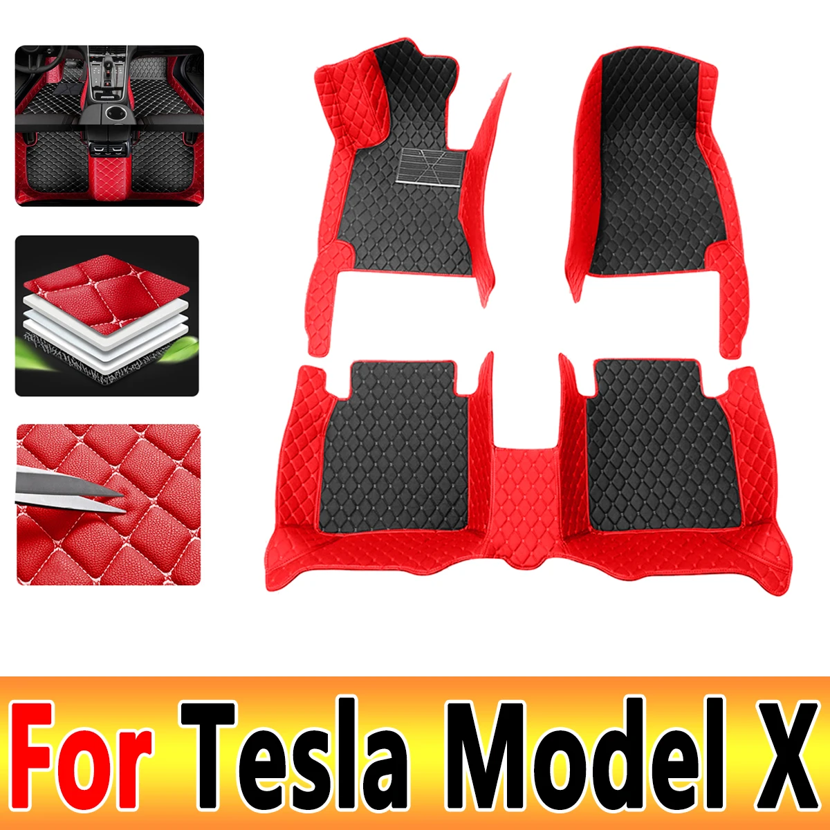 Car Mats Floor For Tesla Model X 2016~2022 6 Seater Anti-dirty Floor Mat Set For Tesla Model X Accessoires 2022 Car Accessories
Car Mats Floor For Tesla Model X 2016~2022 6 Seater Anti-dirty Floor Mat Set For Tesla Model X Accessoires 2022 Car Accessories