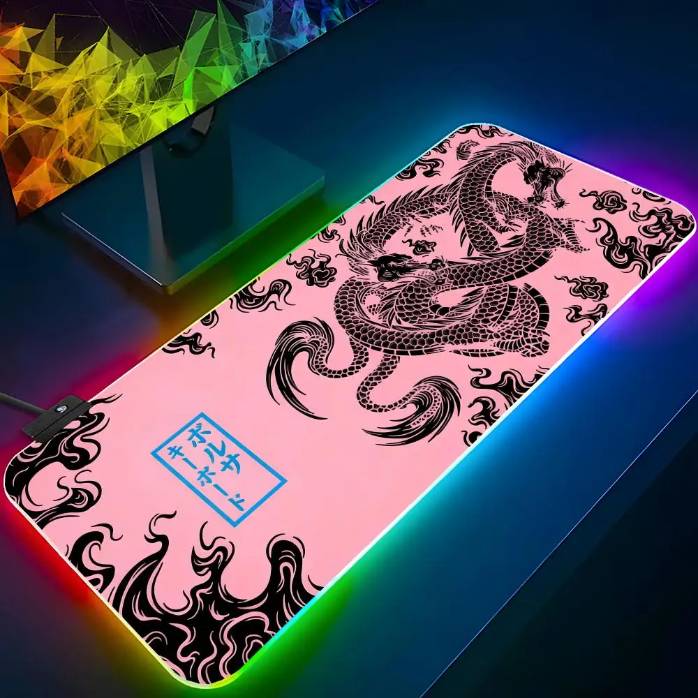 Cool Art Dragon Mouse Pad RGB Backlit Mouse Pad Laptop Mouse Pad Laptop Gamer Computer Desk Gaming Accessories
Cool Art Dragon Mouse Pad RGB Backlit Mouse Pad Laptop Mouse Pad Laptop Gamer Computer Desk Gaming Accessories