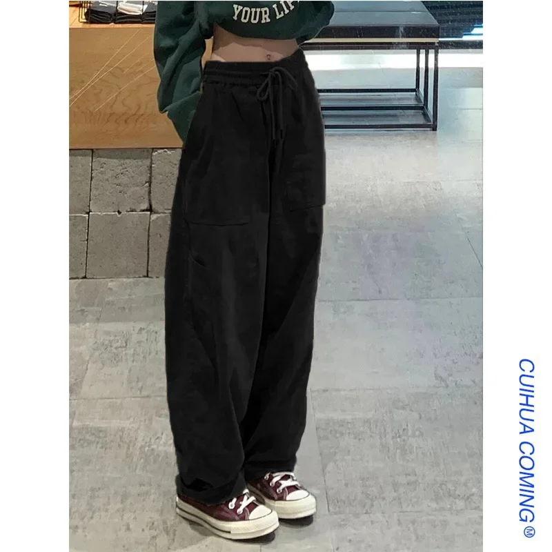 Spring Autumn New Cargo Loose Trousers Women's Straight High Waist Slim Casual Wide Leg Long Fashion Elegant Pants Y2k
Spring Autumn New Cargo Loose Trousers Women's Straight High Waist Slim Casual Wide Leg Long Fashion Elegant Pants Y2k