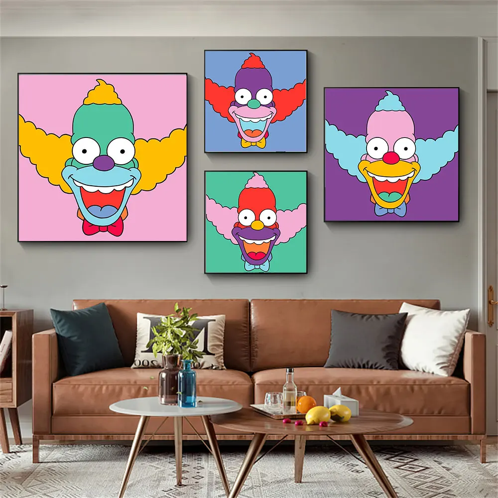 Funny Disney Four Sets The Simpsons Poster Pop Wall Art Cartoon Canvas Painting Print Colorful Pictures Children's Room Decor
Funny Disney Four Sets The Simpsons Poster Pop Wall Art Cartoon Canvas Painting Print Colorful Pictures Children's Room Decor