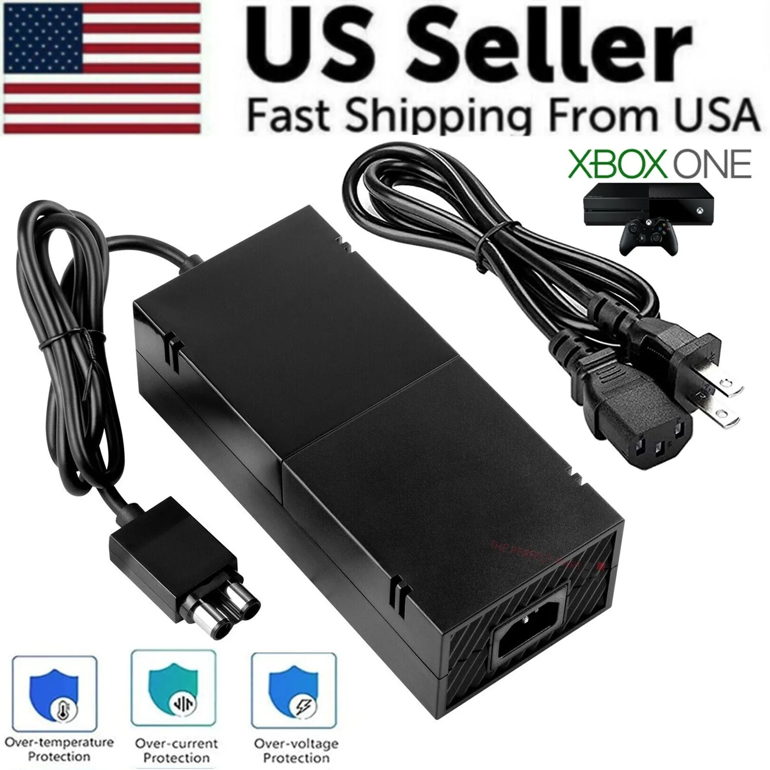 For Microsoft XBOX ONE Console AC Adapter Brick Charger Power Supply Cord Cable
For Microsoft XBOX ONE Console AC Adapter Brick Charger Power Supply Cord Cable
